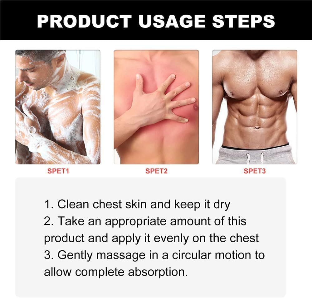 Gynecomastia Tightening Oil for Men.