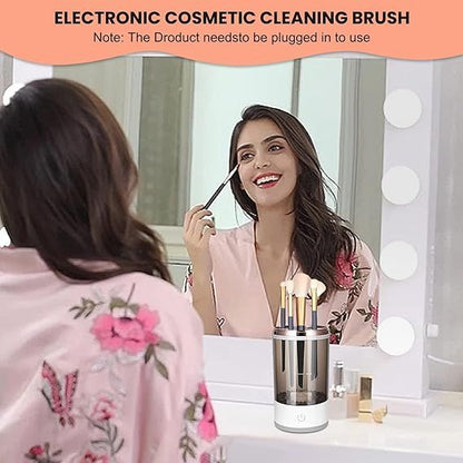 Portable Electric Makeup Brush Cleaner.