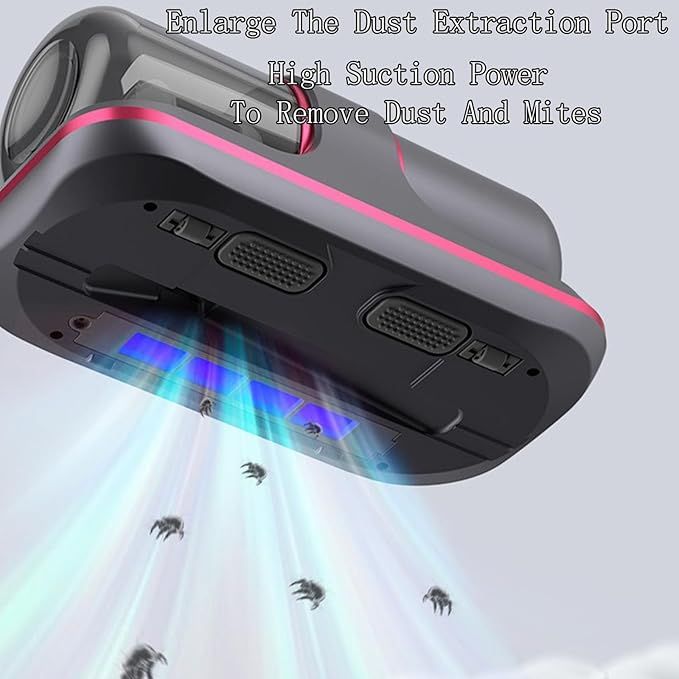 Ultra Clean Pro UV-C dust and mite vacuum cleaner for bed and mattress with HEPA filter.