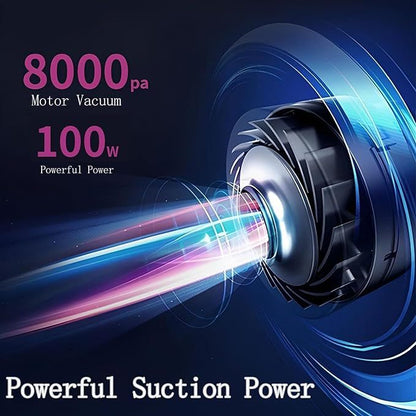 UV-C mattress vacuum cleaner with HEPA filter for removing dust mites and allergens.