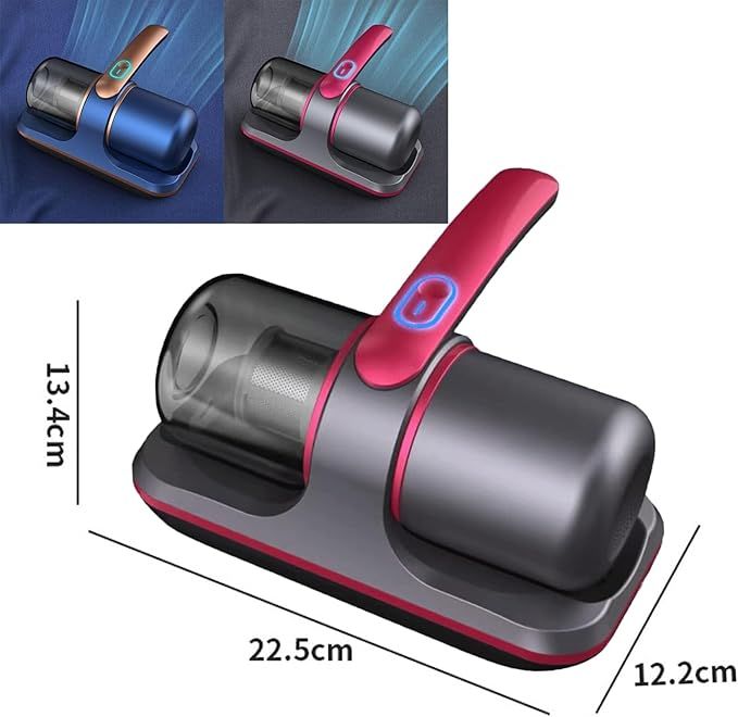 UV-C mattress vacuum cleaner with HEPA filter for removing dust mites and allergens.
