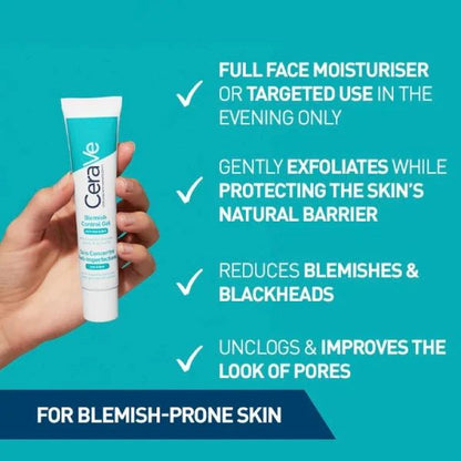CeraVe Blemish Control Gel with Glycolic Acid for acne.