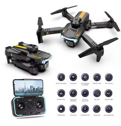 Dual 4K foldable drone with WiFi FPV and altitude hold