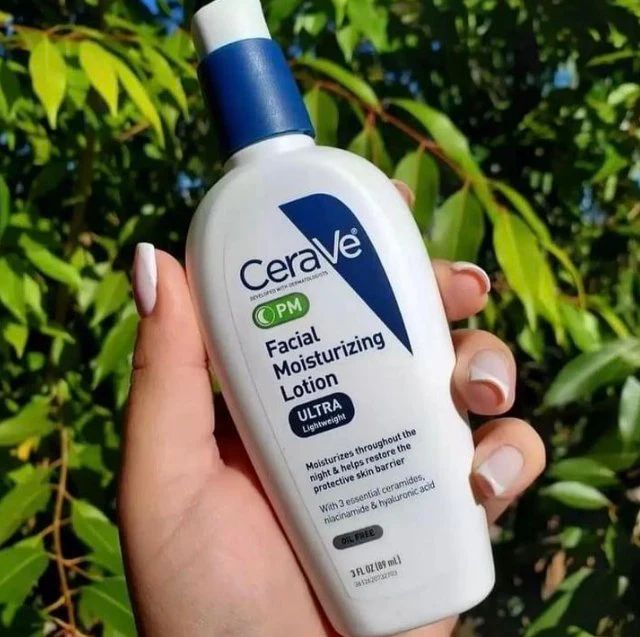 CeraVe PM Facial Moisturizing Lotion 89ml – Nighttime Hydration.