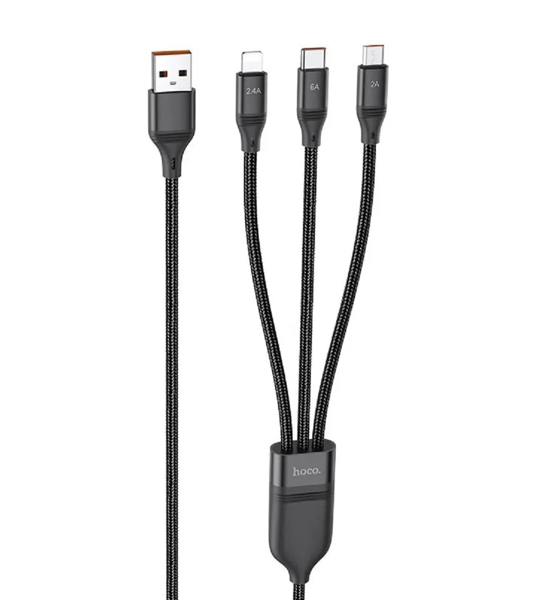 Hoco U104 3-in-1 Universal Charging Cable