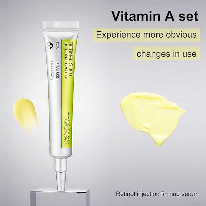 Retinal Shot Tightening Booster Serum for Firm Skin.
