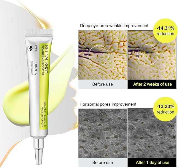 Retinal Shot Tightening Booster Serum for Firm Skin.