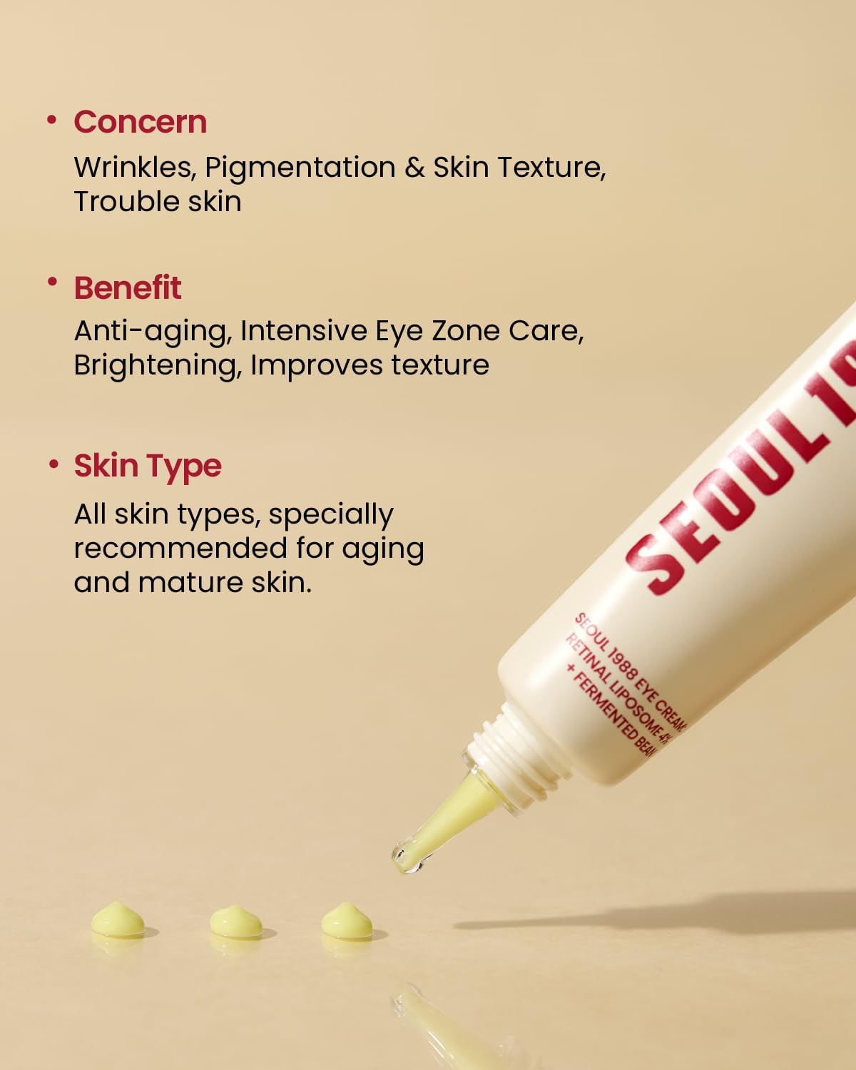 KSECRET Seoul 1988 Eye Cream with Retinal 4% and Fermented Bean.