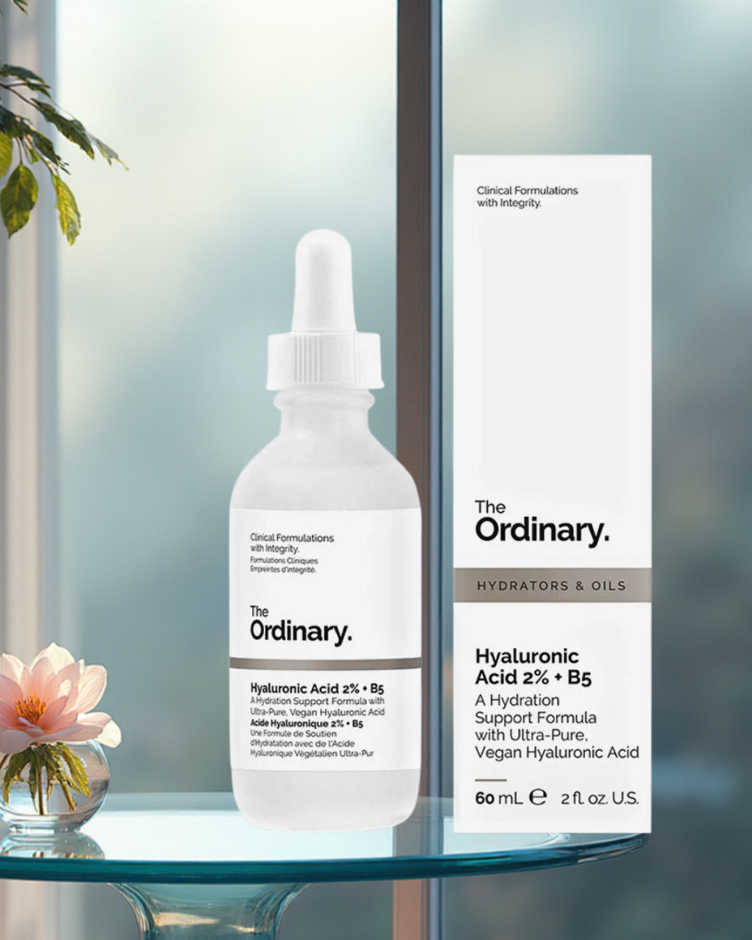 The Ordinary HA 2% + B5 60ml – Deep Hydration Serum.