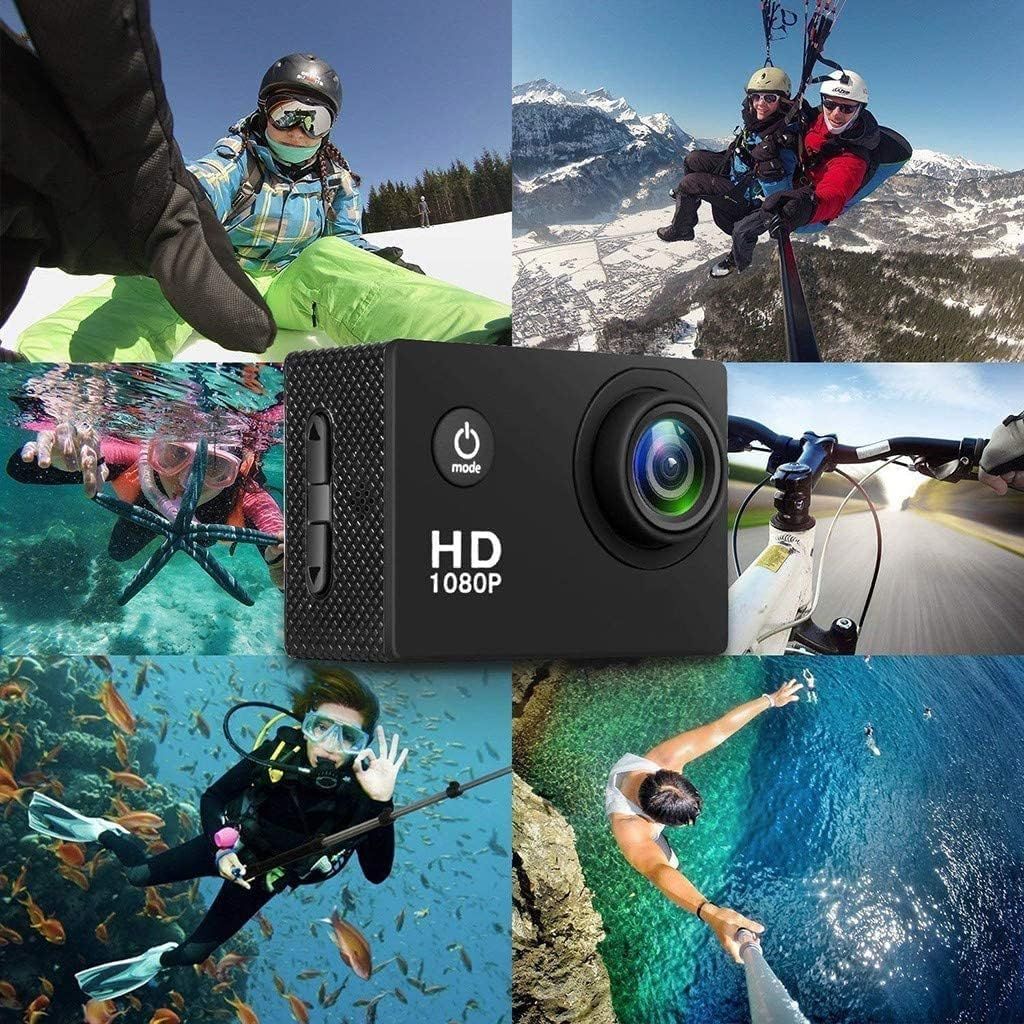 Full HD 1080p WiFi action camera designed for diving, sports, and underwater photography.
