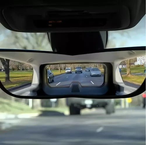Wide Angle Rearview Mirror With Angel Vision