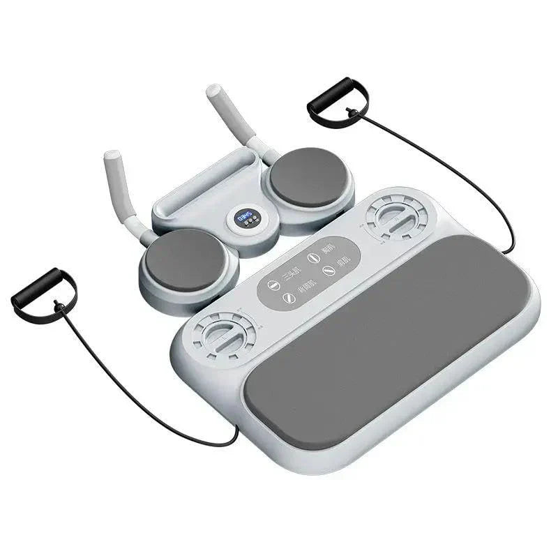 Multifunctional Foldable Push-Up Board – Portable Home Gym with Color-Coded Muscle Training & Resistance System